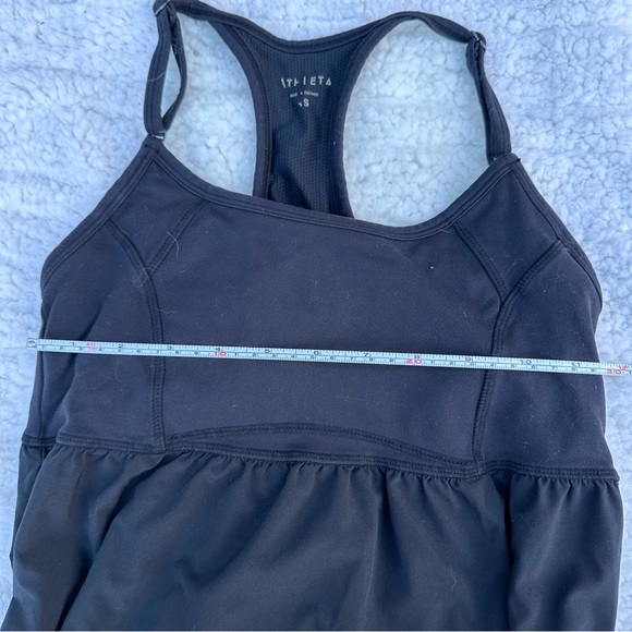 Athleta Black exercise tank top with adjustable bottom Size XS - Picture 8 of 10